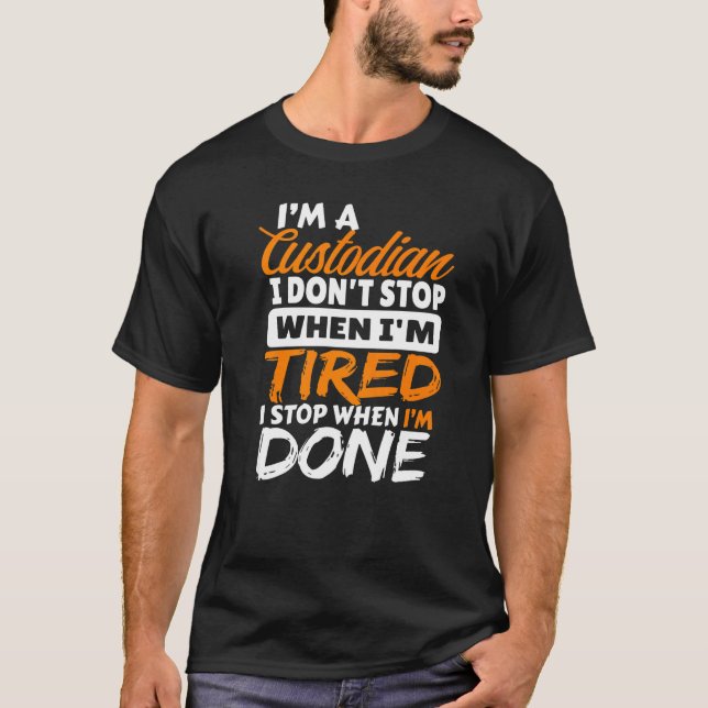 Cute Custodian Love & Appreciate Janitor Appreciat T-Shirt (Vorderseite)
