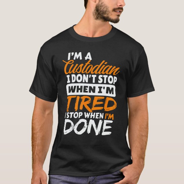 Cute Custodian Love & Appreciate Janitor Appreciat T-Shirt (Vorderseite)
