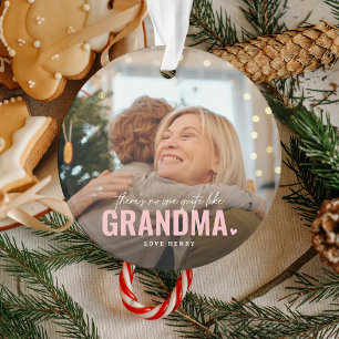 Cute Custom Photo Keepsaké GRANDMA cadeau