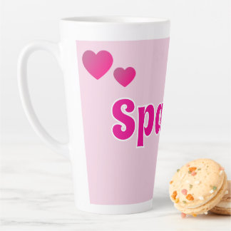 Cute Customizable Pink Playful Dog Cat Pet  Milchtasse