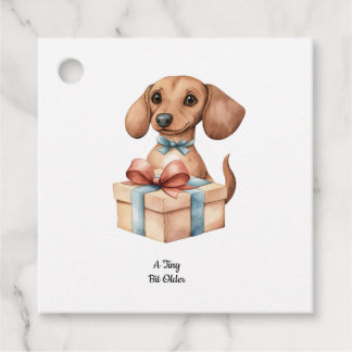 Cute Dachshund Birthday Mug A Tiny Bit Older Geschenkanhänger