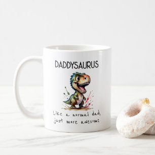 Cute Daddysaurus zum Vatertag Kaffeetasse