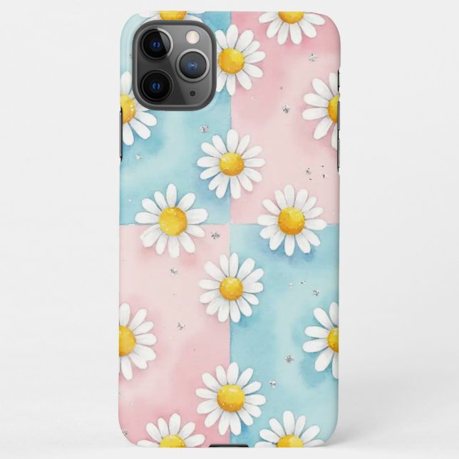 Cute Daisy Flower Phone Case iPhone Hülle (Rückseite)