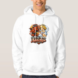Cute Devil & Angel Valentine Day Love Design Hoodie