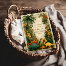 Cute Dinosaur Baby Shower