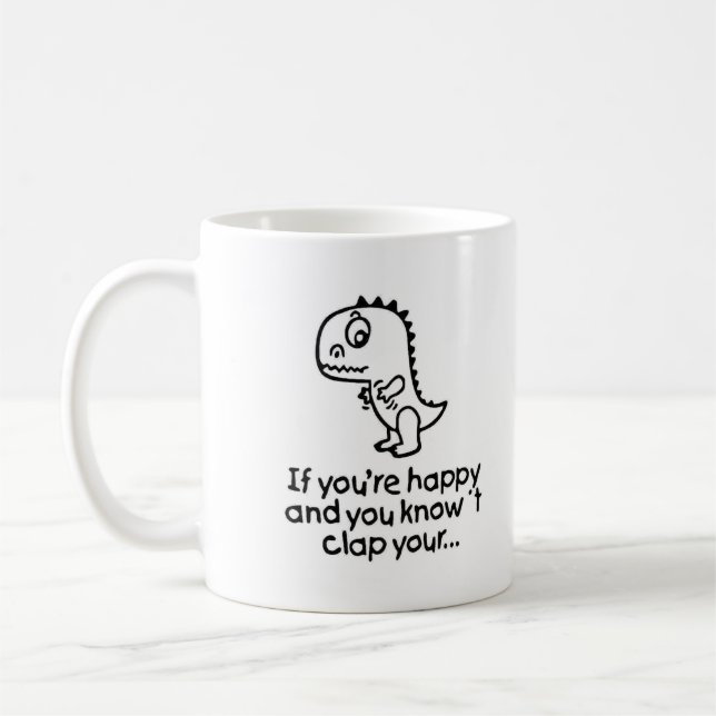 Cute Dinosaur Mug (Gauche)