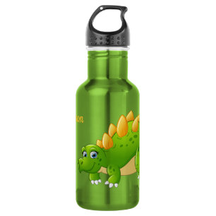 Cute Dinosaur nom personnalisé bouteilles d'eau