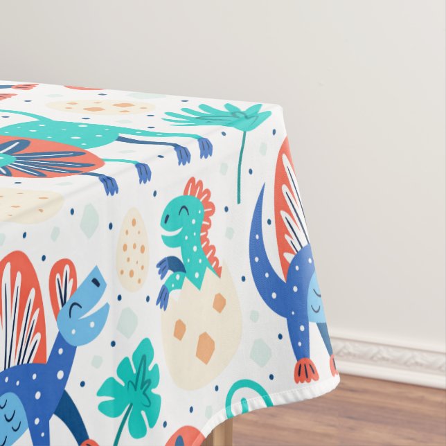 Cute Dinosaures Motif Nappe (In Situ)