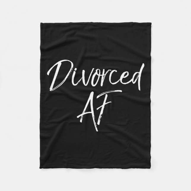 Cute Divorce Gift For Women Funny Divorcee Idea Di Fleecedecke (Vorderseite)