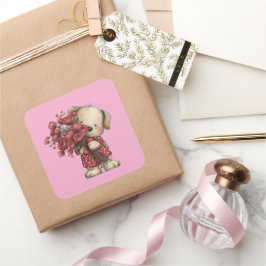 Cute Dog 3 Inch Sticker – Adorable Kawaii Design