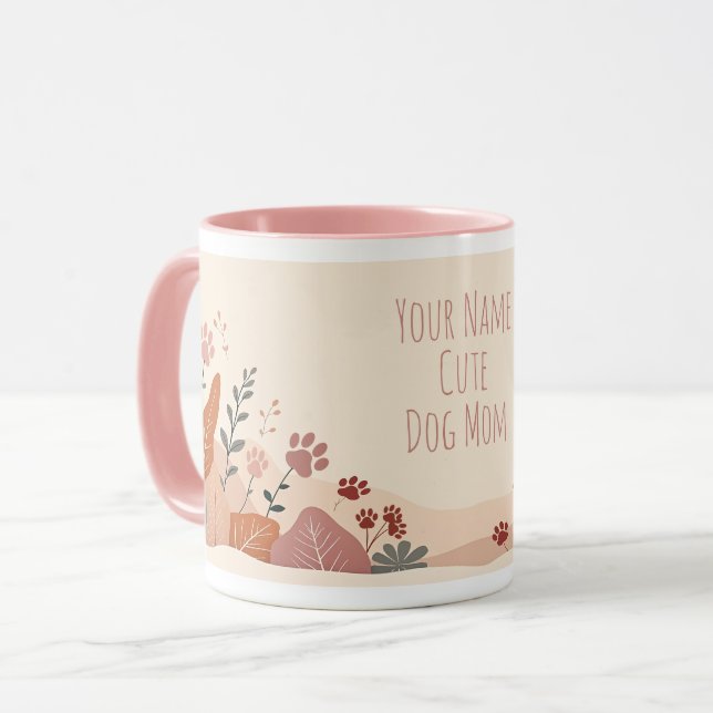 Cute Dog Mom Mug – Pet Lover Gift (Devant gauche)