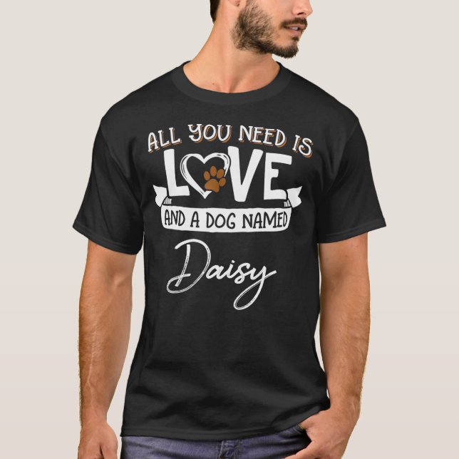 Cute Dog Named Daisy  for Women and Men T-Shirt (Vorderseite)