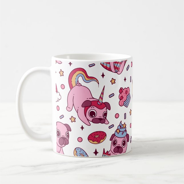Cute dog pattern for dog lovers kaffeetasse (Links)