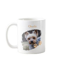 Cute dog pet with customized name