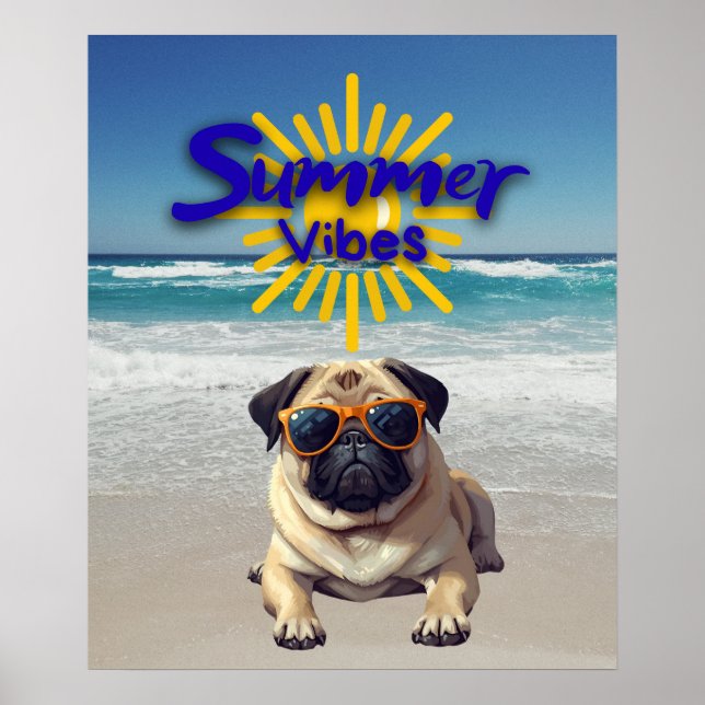 Cute Dog Print, Value Poster Paper (Semi-Gloss) (Vorne)