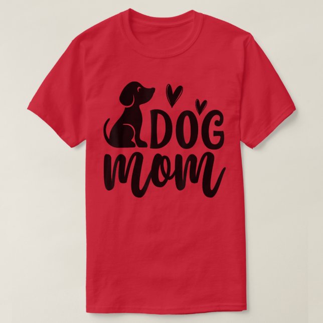 Cute dog quote owner mom puppy dogs animal pet wom T-Shirt (Design vorne)