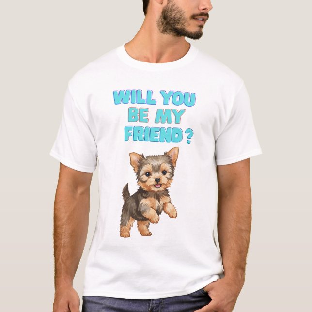 Cute Dog T-Shirt (Devant)