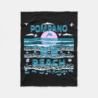 Cute Dolphin Lover Family Pompano Beach Fl Family Fleecedecke