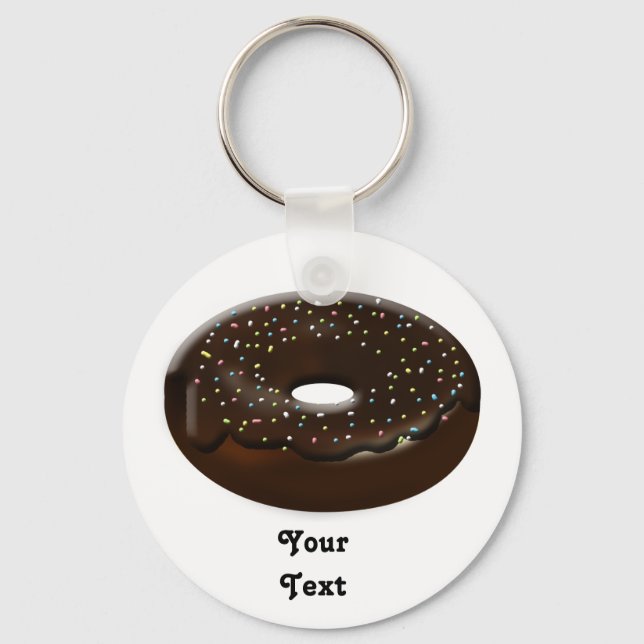 Cute Donut Schlüsselanhänger (Vorderseite)