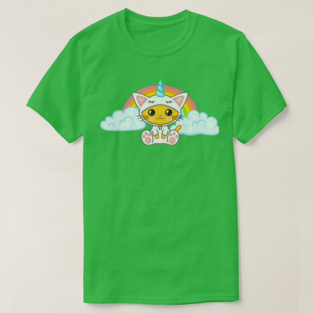 Cute dream kitten unicorn Triblend T-Shirt (Design vorne)