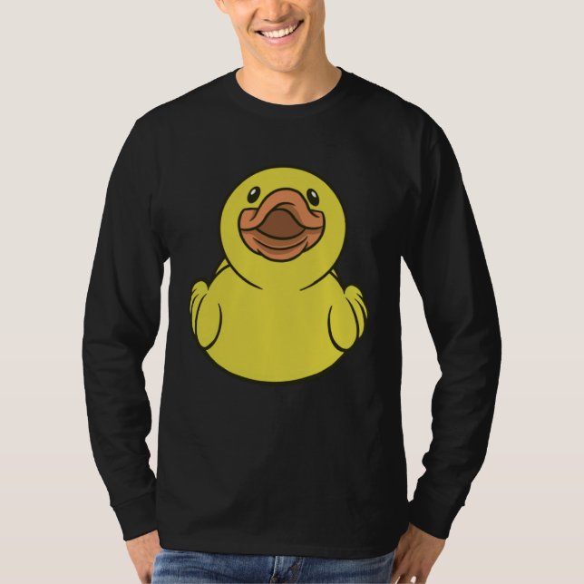 Cute Duck Ducklings Rubber Duck T-Shirt (Vorderseite)