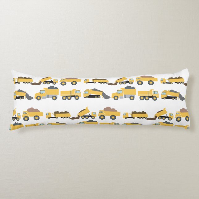 Cute Dump Trucks Construction Trucks  Seitenschläferkissen (Vorderseite)