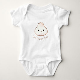 Cute Dumpling Script Personalized Baby Strampler