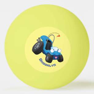 Cute dune buggy off road vehicle cartoon tischtennisball