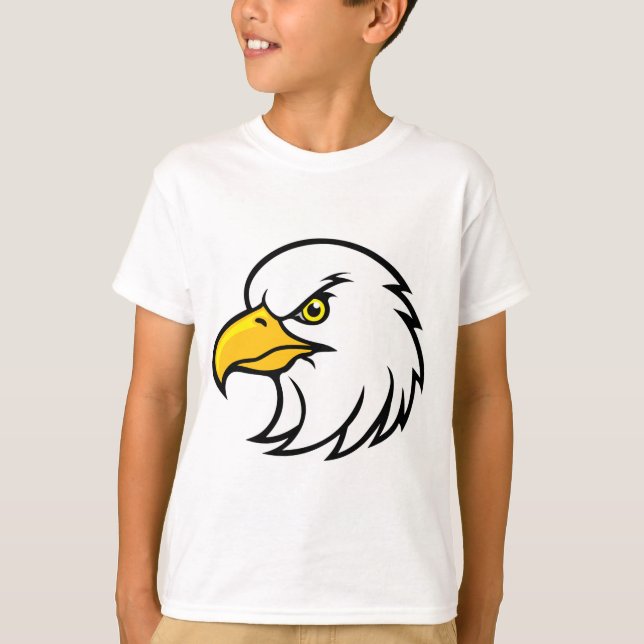 Cute Eagle Baby T-Shirt Simple Animal Illustration (Devant)
