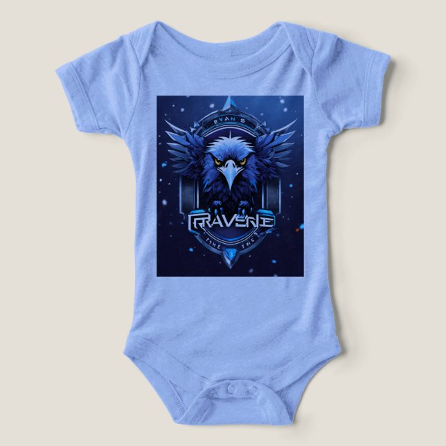 Cute Eagle Emblem Baby Outfit – Soft & Stylish Des (Design Vorderseite)