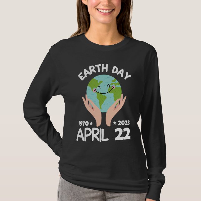 cute earth day 53rd anniversary earth day  10 T-Shirt (Vorderseite)