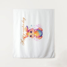 Cute Easter Bunny sticker – Adorable Pastel R