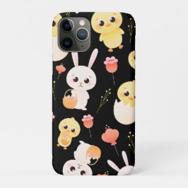 Cute Easter Chicks & Bunnies Seamless Pattern  Case-Mate iPhone Hülle