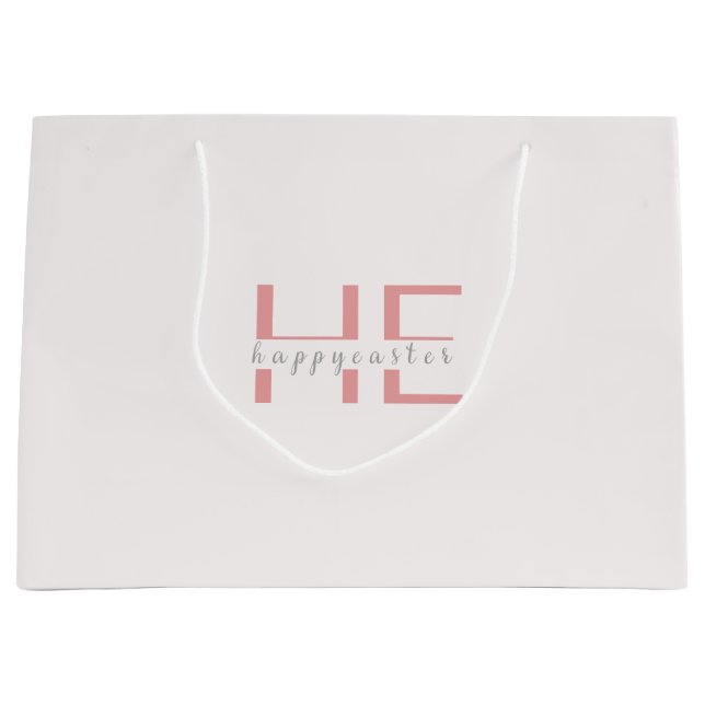 Cute Easter Gift Bag Große Geschenktüte (Vorderseite)