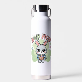 Cute Easter Hop Hop Bunny Basket Artwork Trinkflasche