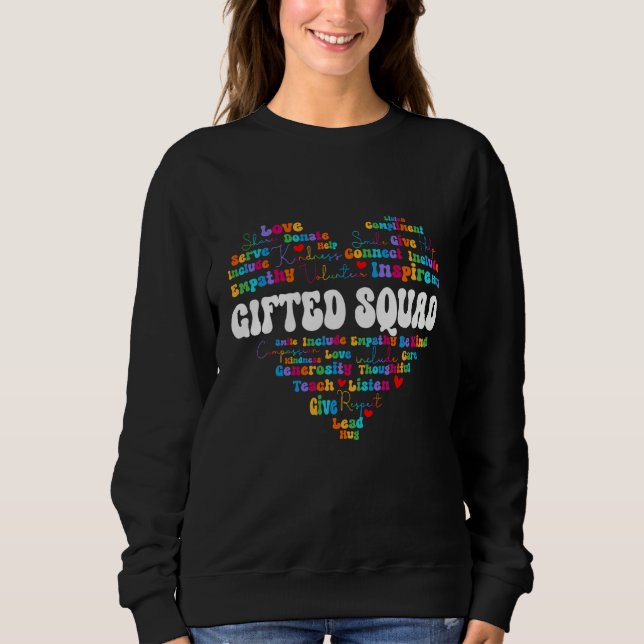 Cute ed Squad Appreciation Week back to school Tea Sweatshirt (Vorderseite)