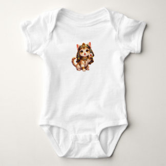 Cute Egyptian Cat Baby Bodysuit – Ancient Egypt Strampler