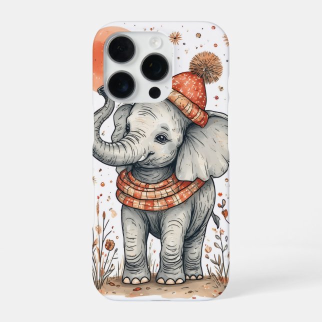 Cute Elephant  iPhone 16 Pro Hülle (Rückseite)