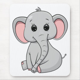 Cute Elephant Mousepad