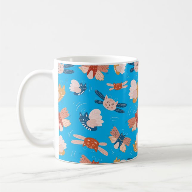 Cute-Engelchen-Muster Kaffeetasse (Links)