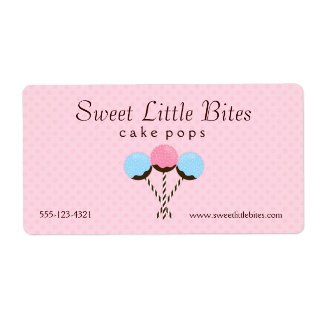 Cute et tendance Étiquettes de pâtisserie (Devant)