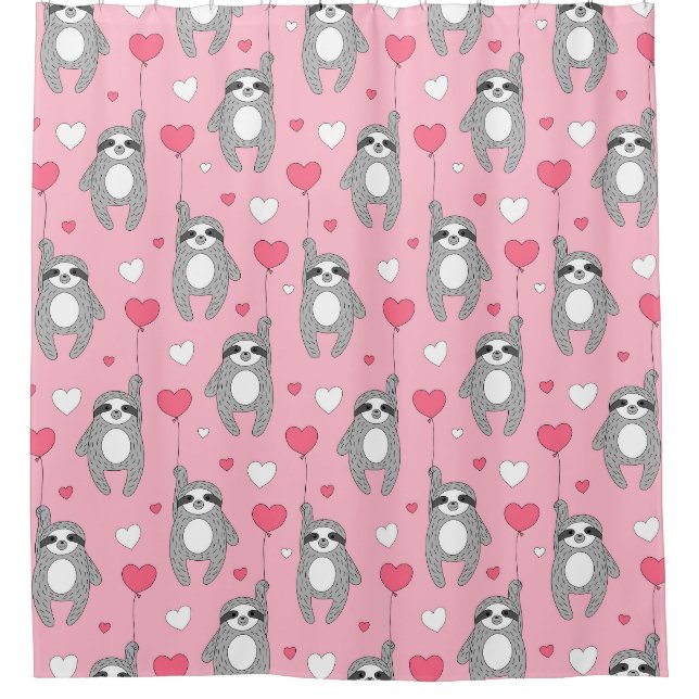 Cute Exotique Noël Animaux Douche Rideau (Devant)