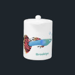 Cute fancy guppy tropical fish cartoon<br><div class="desc">For tropical fish fans! A cute colourful guppy drawn in fun cartoon illustration style.</div>