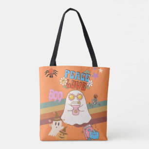 Cute Fantôme Super Style Sac fourre-tout orange