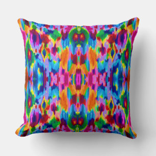 Cute farbenfrohe abstrakte Malerei-Design Kissen