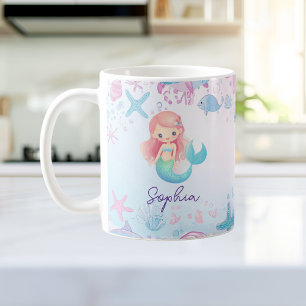 Cute Filles Sirènes Mug Personnalisé