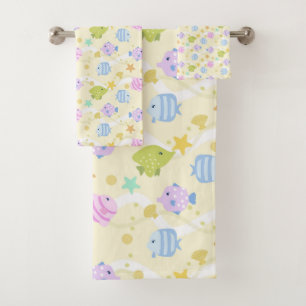Cute Fishes Pastel Jaune