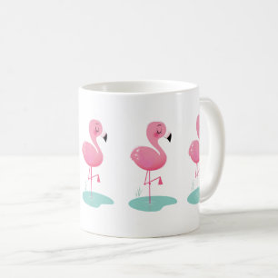 Cute Flamant rose rose Mug