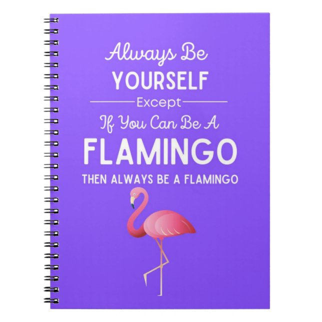 Cute Flamingo Gifts Bird Humor Humorous Funny Notizblock (Vorderseite)