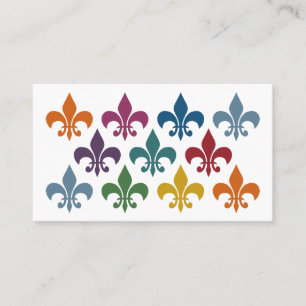 Cute Fleur De Lis Cartes de visite